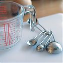 Measuring spoons and jug